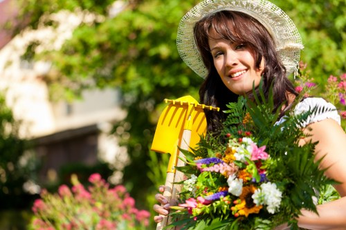 Healthy green lawn maintained by Lawn Mowing Hackney